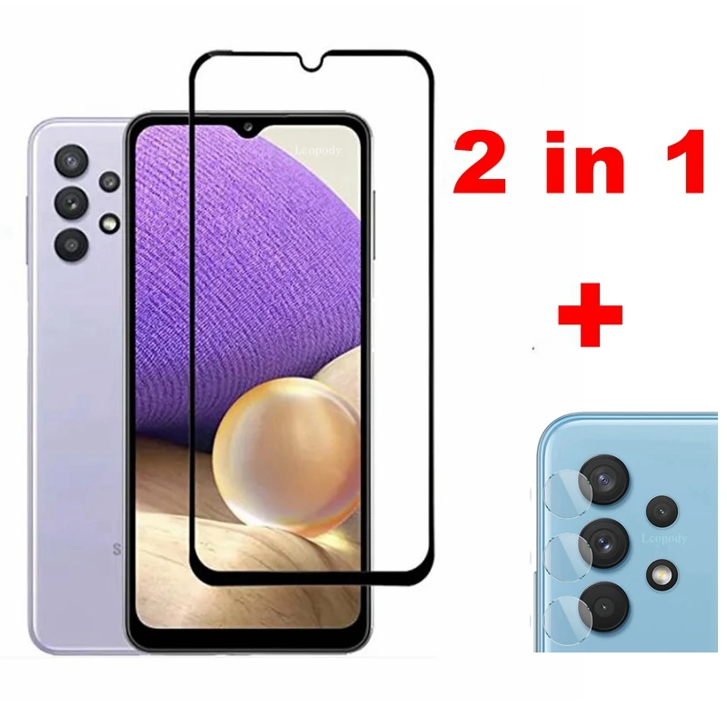 2 in 1 Screen Protector Film For Samsung GALAXY A13 5G A 13 13A  A135F A137F A135F/DS A137F/DS A136U tempered Glass Camera Lens