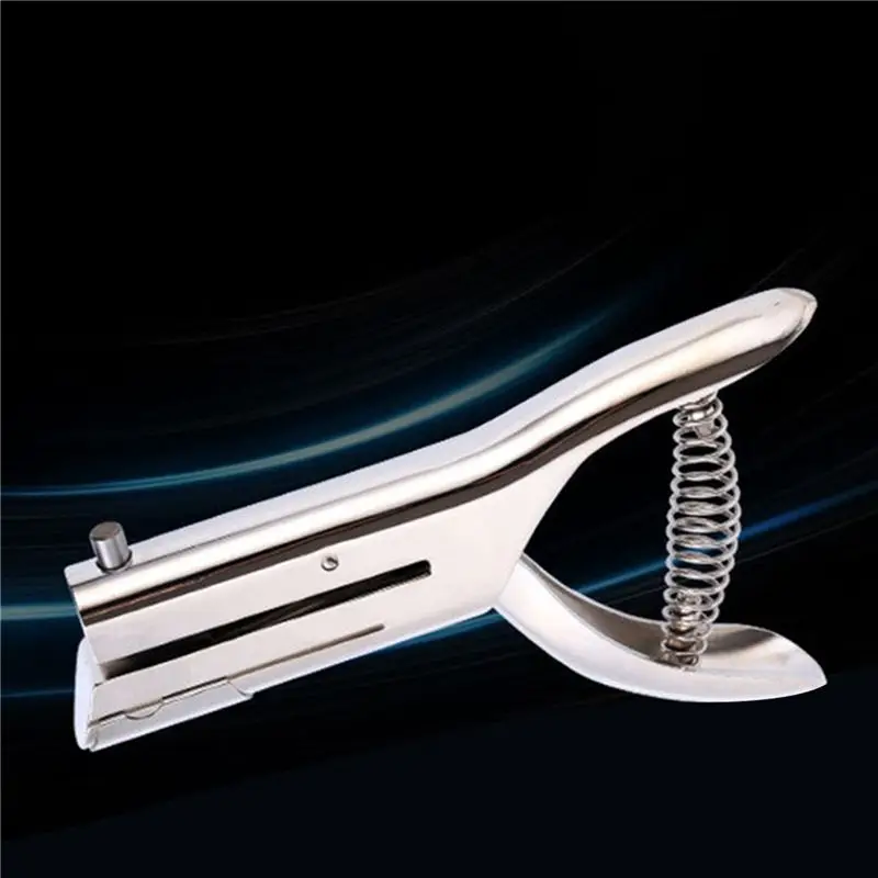 AA05 5X ثقب لكمة 1/8 بوصة، ثقب شديد التحمل، بطاقة ورقية محمولة باليد، 2 بوصة تصل بعمق (3 مم) #4