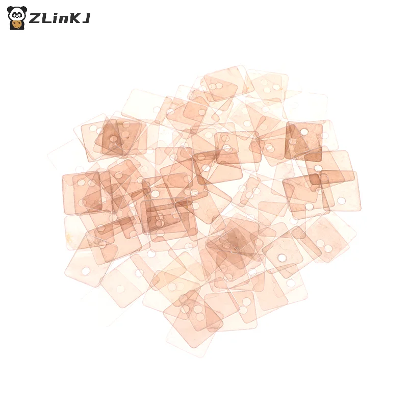 ▶100PCS TO-220 Mica Insulation Pad Heat Insulation To-220 Insulation Pads Silicone Mica Sheet Insulation