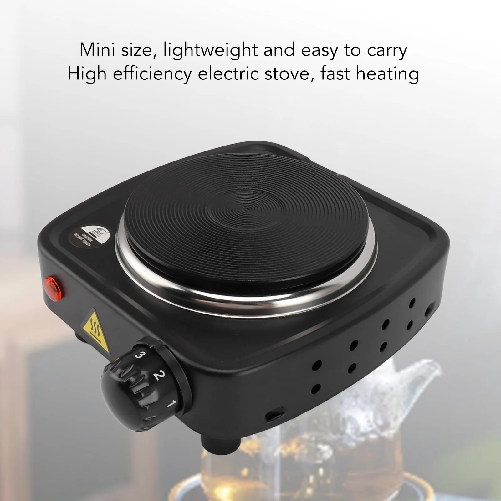 500w multifuncional aparelho de cozinha mini aquecedor elétrico fogão placa fogão quente leite água café forno aquecimento 220v
