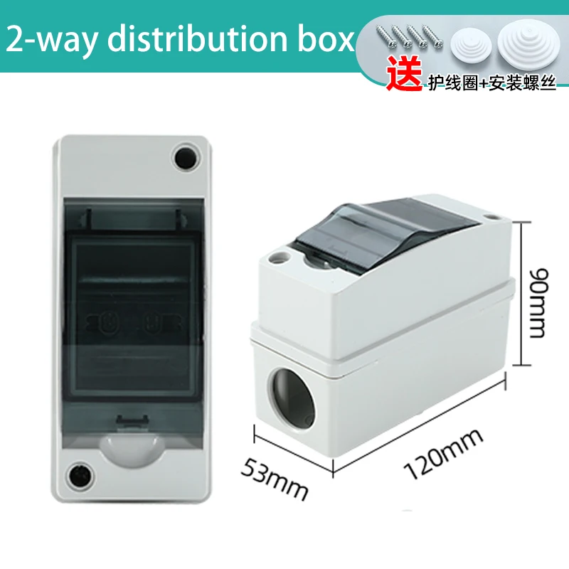 HT Serie Aansluitdoos 2/3/5/8/12/15/18/24WAY PC Plastic Outdoor Elektrische IP65 Waterdichte Verdeelkast schakelkast