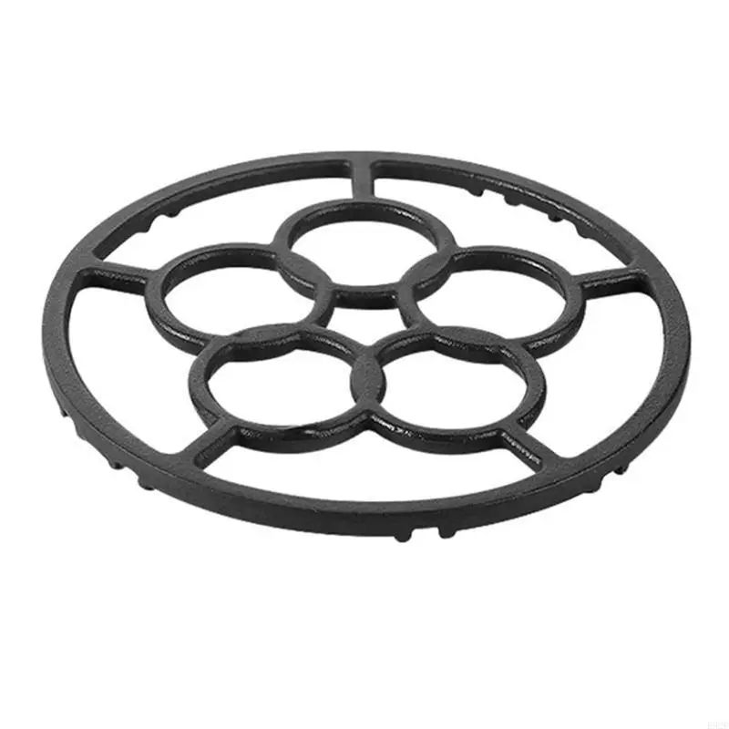 AT19-Iron Stove Support 18.2Cm Wok Holder For Gas Hob Cooktop Stand For Efficient Stir Fry Preparation
