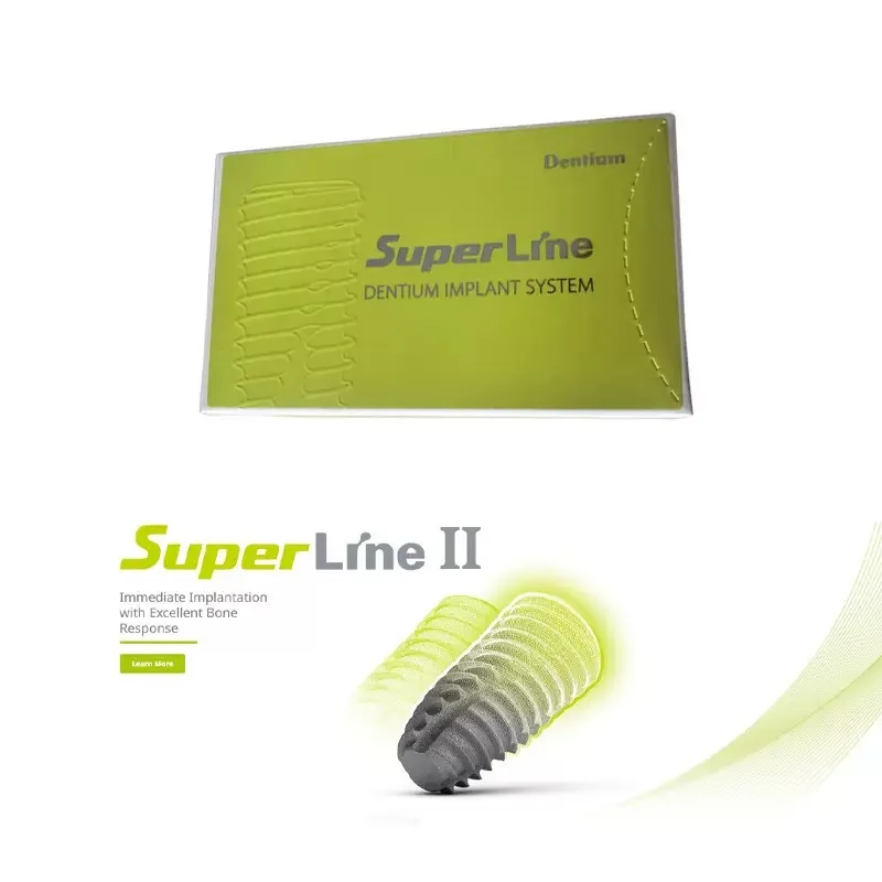 Dentium SuperLine II Titanium Kit FXS Series Implant Micro Driver Screw Components Procedures Accessories Prosthetic Restoration