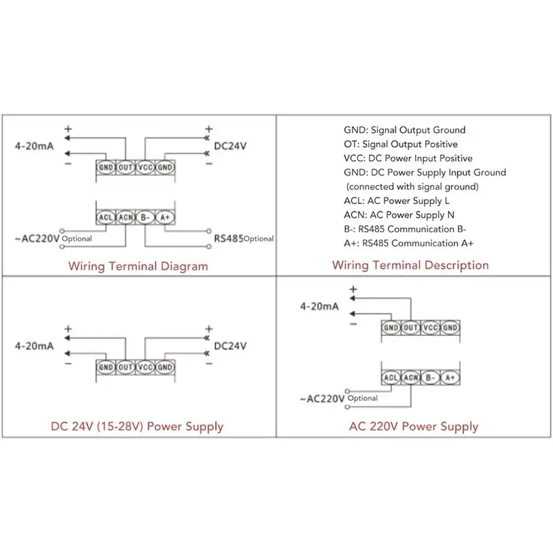[NEWA64Z!】 4-20Ma Digital Display Signal Generator 220V/4V For PLC Calibration