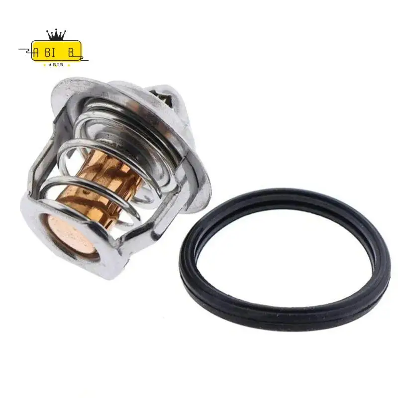 ABIB -19434-73014 71°C Thermostat 160°F With Gasket For Bobcat 463 553 753 763 773 7753 S150 S160 S175 19434-73010 6653948