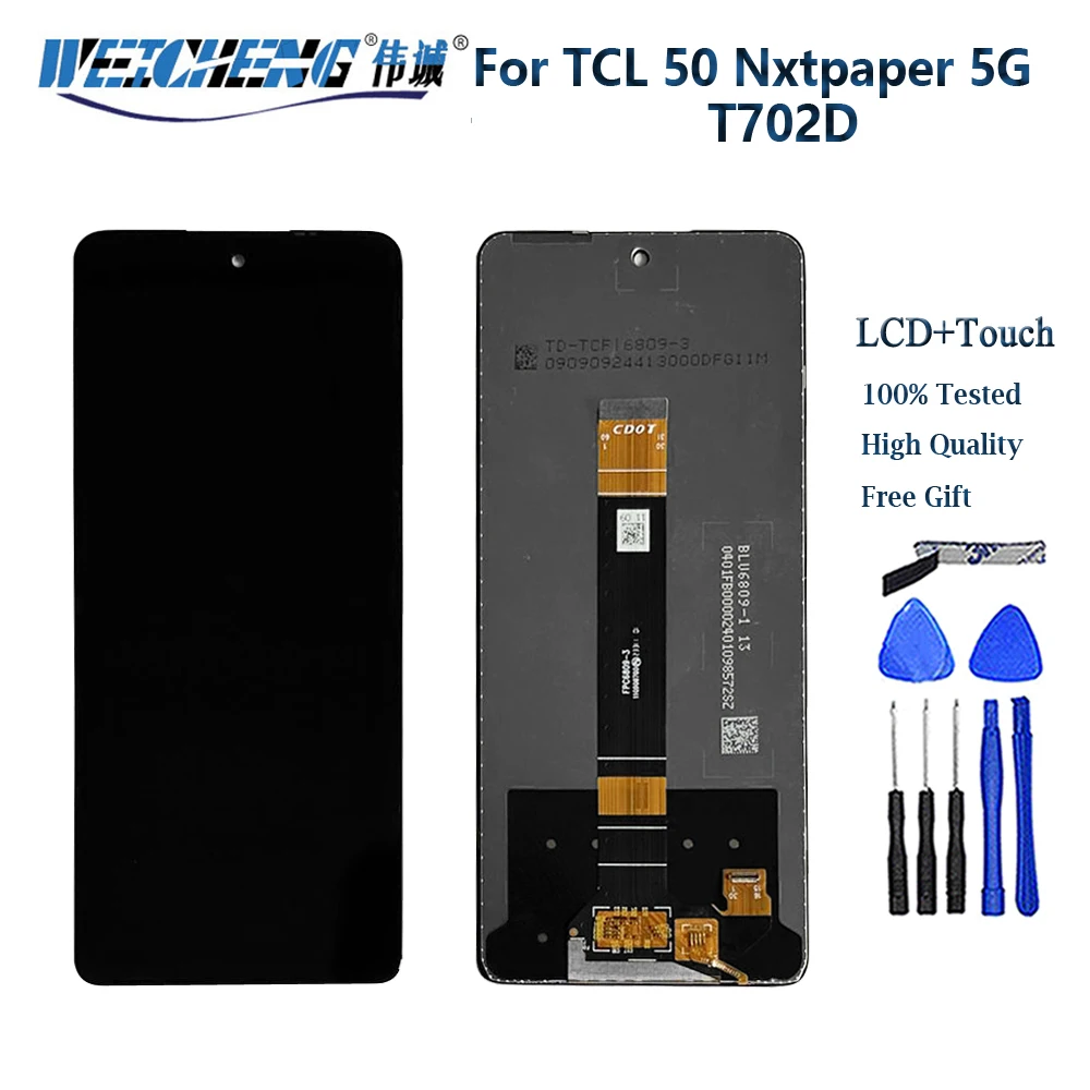 6.8 inch For TCL 50 NxtPaper 5G T702D LCD Display Touch Screen Digitizer Assembly For TCL 50Nxtpaper 5G Pantalla