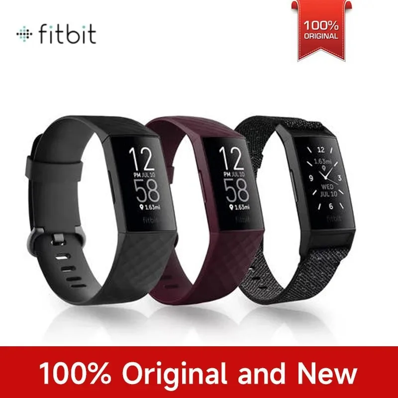

Умные часы Google Fitbit Charge 4: измерение пульса, мониторинг сна, подсчет шагов, отслеживание тренировок, умные напоминания, измерение уровня кислорода в крови, Bluetooth.