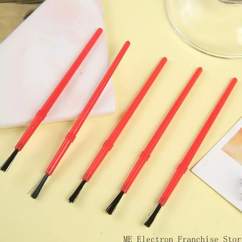 T5ea 50pcs الأطفال برسم فرشاة 4inch فرشاة الطلاء الصغيرة للطفل زيت الطالب الأكريليكات المائية المائية الرسم والفنون الفنية