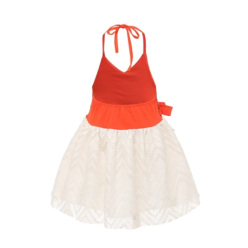 Baby Meisjes Moana Halter Jurk Rollenspel Prinses Kostuum Casual Zomer Kleding Hawaii Peuter Vaiana Schattige Mini Zomerjurk 1-6y