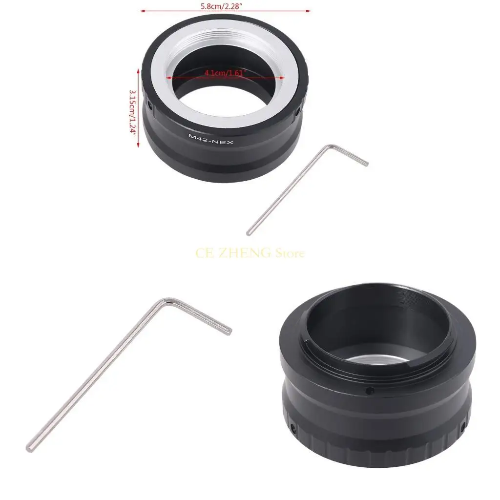 

E56b M42 Vint Camera Camera Adapter Converter Trins для Mount NEX-5 NEX-3 NEX-VG1