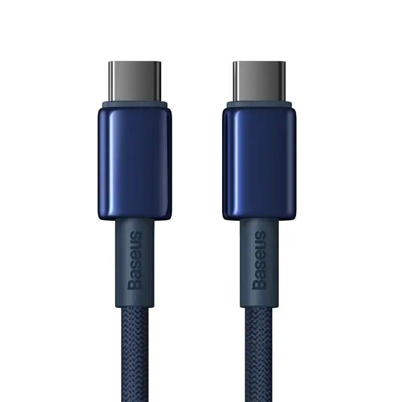 Baseus 100W Type C-kabel voor iPhone 15 USB C PD snel opladen oplader draadkoord voor Macbook Samsung Xiaomi Type C USB C-kabel