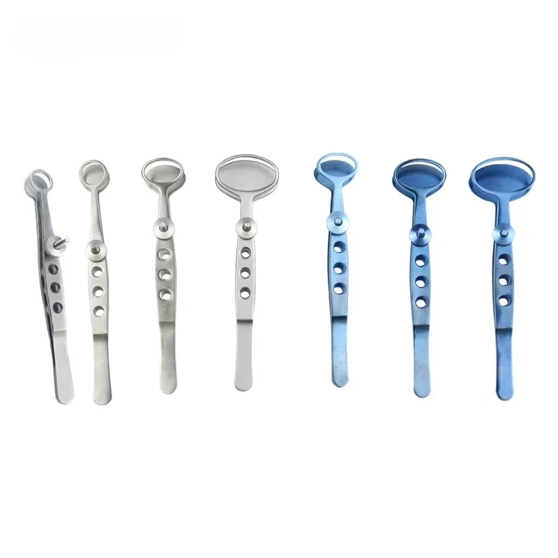 Ophthalmic Tweezer Chalazion Forceps Titanium Alloy Stainless Steel Ophthalmic Instrument 1pcs