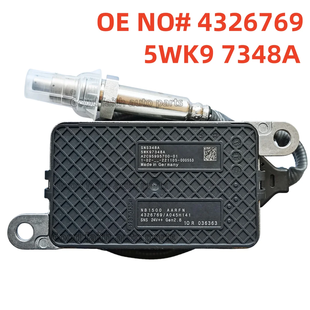 4326769 5WK97348A 2006243 2139930 1928760 1953530 Nox Sensor Nitrogen Oxide Nox Sensor For DAF For Cummins CF XF F7 Truck 24V