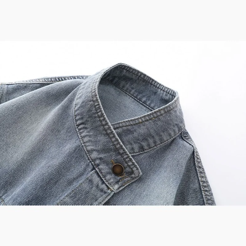 Giacca di jeans primavera autunno alla moda retrò da donna nuove top alla moda versatili e larghi