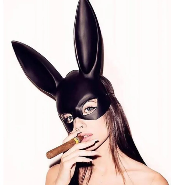 ألعاب الجنس الكبار آذان أرنب يمزح الجنس لعب تأثيري الدعائم كوس قناع #6