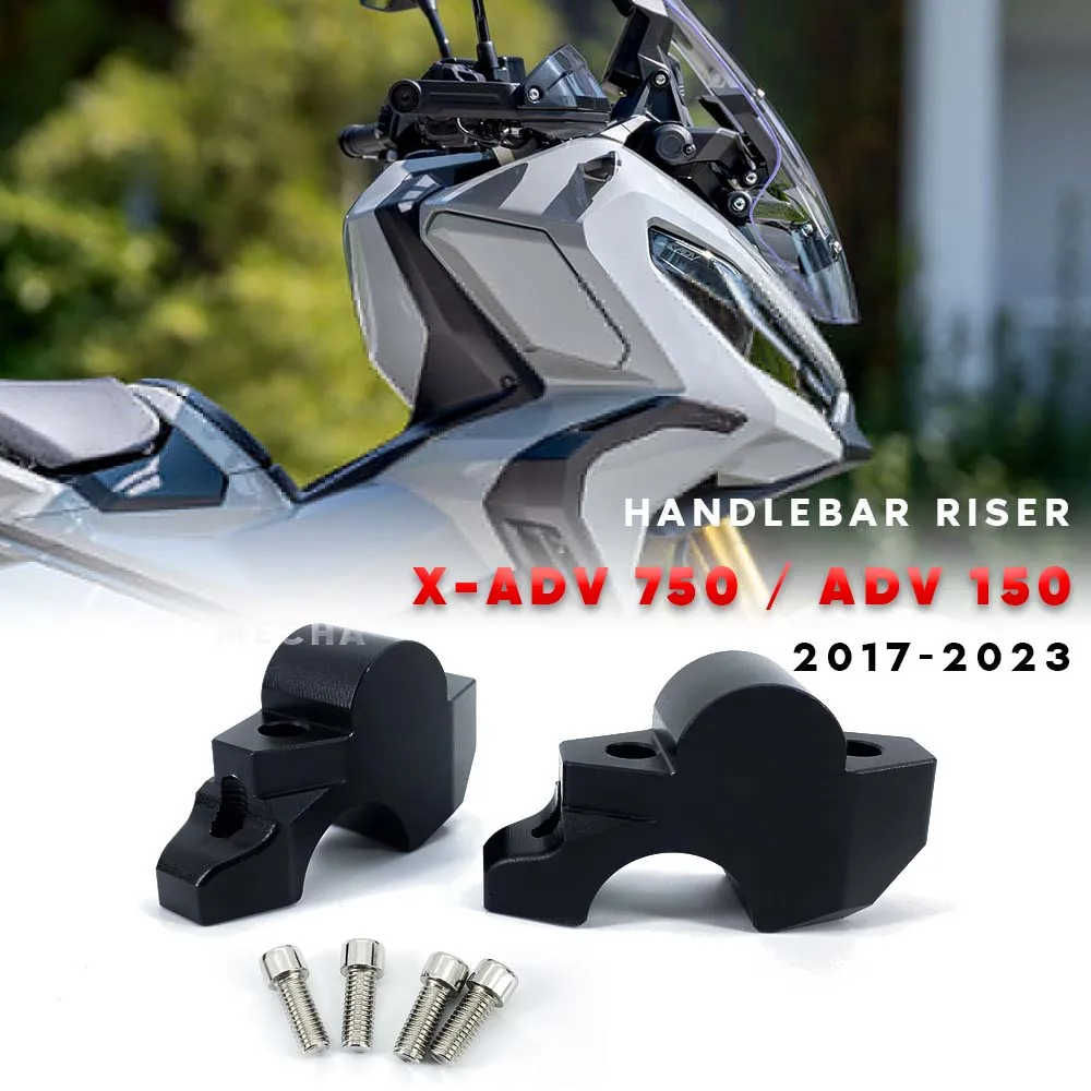 

Motorcycle Accessories Handlebar Riser Drag Handle Bar Clamp Extend Adapter For Honda X-ADV 750 XADV750 XADV ADV 150 ADV150