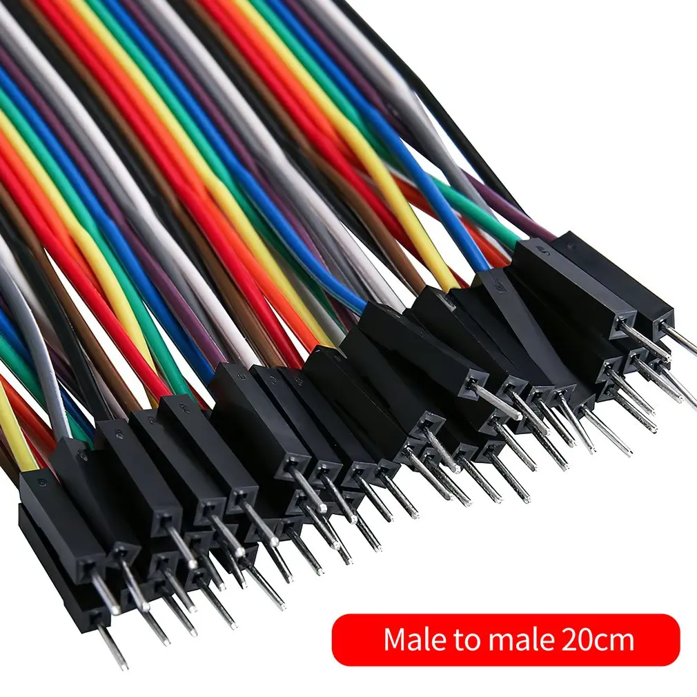 20cm 40Pin 120PCS Male to Male + Male to Female and Female to Female Jumper Wire Dupont Cable Dupont Line For DIY Dropshipping