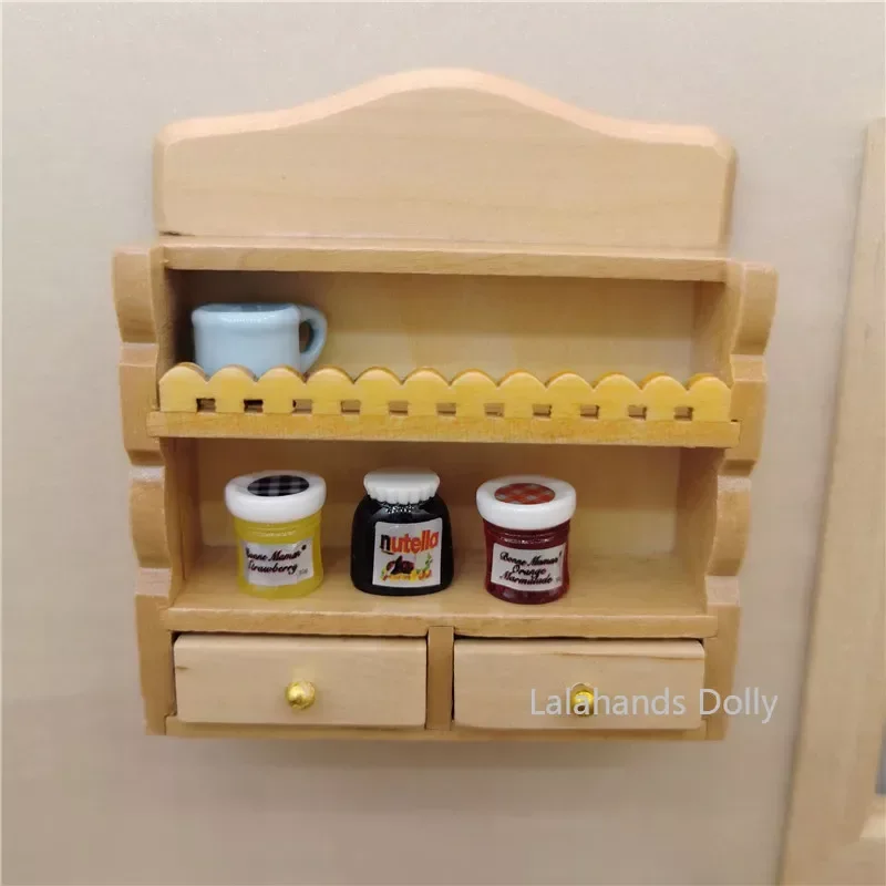 Dollhouse Miniature Furniture Items Mini Toilet,Bath Cabinet,Kitchen Cabinet, Hand Washing, Sink, Cabinet Decoration Accessories