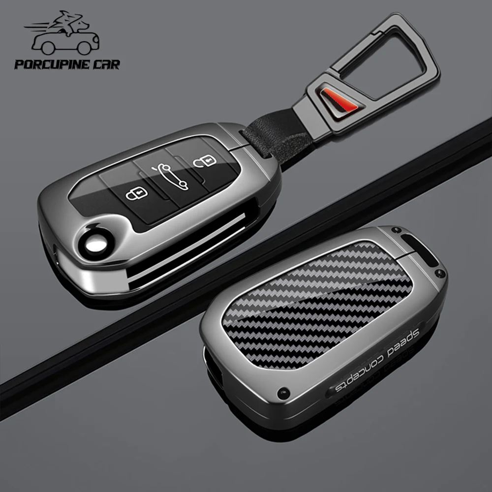 Zinc Alloy Car Key Case Cover For Citroen C5 C3 C4 C8 Berlingo For Peugeot Partner Rifter 208 308 508 407 2008 3008 3008 Expert