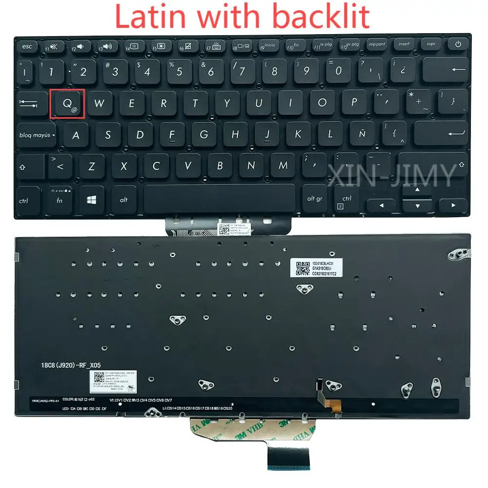

Клавиатура с латинской подсветкой S430 для Asus VivoBook S14 S430F S430FA S430FN S430U S430UA X430 X430F X430FA X430FN X430U X430UA LA