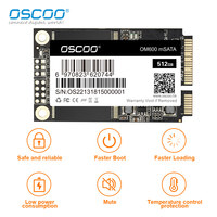 OSCOO Hard Disk mSATA SSD 128GB 256GB 512GB for Ultrabooks Desktop Laptop SSD 512GB Hard Dirve