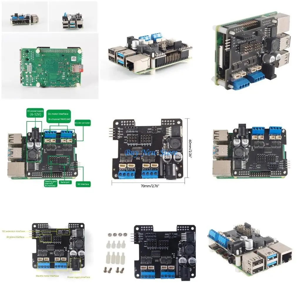 

20ce forraspberry 4b/3b+ двигательная плата для Dcmotors и Stepper Motors