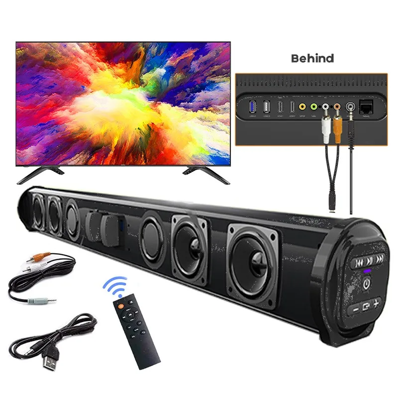 Wireless Bluetooth Sound Bar Speaker System Surround Stereo Home Theater TV Projector  Super Power Speaker  BS-10 BS-28A  BS-28B