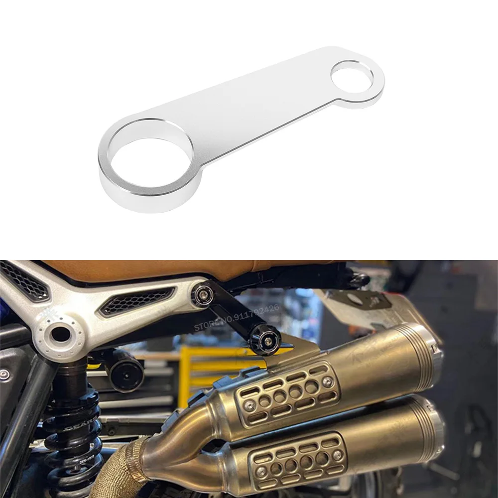 Motorcycle Aluminum High Exhaust Pipe Holder For BMW R nine T RNINE T NINET Scrambler Exhaust System Connecting Fixed Bracket