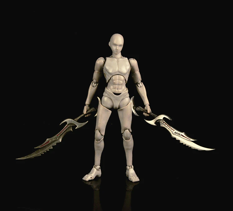 1/12 Alloy Miniature Weapon Demon Sword Scimitar Model Toy Fit 6 Inch Action Figure Soldier In Stock Collectible