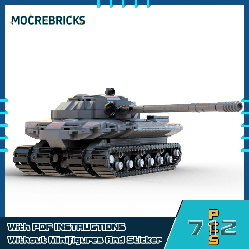 Serie militare 279 Gruppo serbatoio rivoluzionario pesante Modello di piccole particelle Building Block Puzzle Mattoni Kit di giocattoli Regalo per bambini