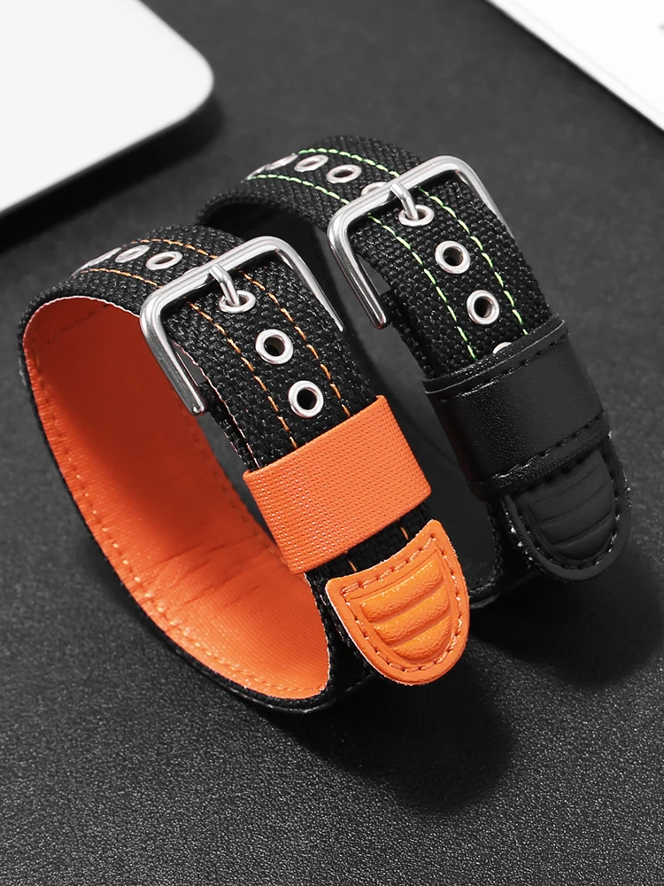 

Nylon watch strap suitable for Casio PRG-510/110/130 PRW-5100G one-piece canvas strap