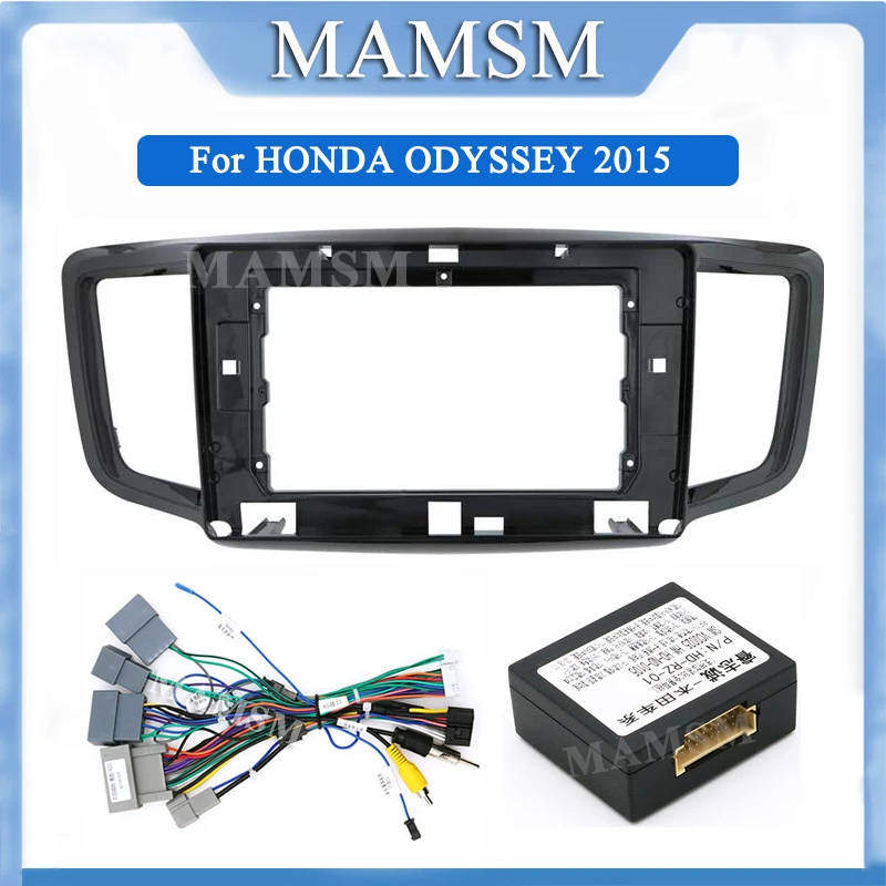 

MAMSM 10" Android Car Radio Dash Panel Fascia For HONDA ODYSSEY 2015 Auto Stereo Mount Bezel Faceplate Frame Kit