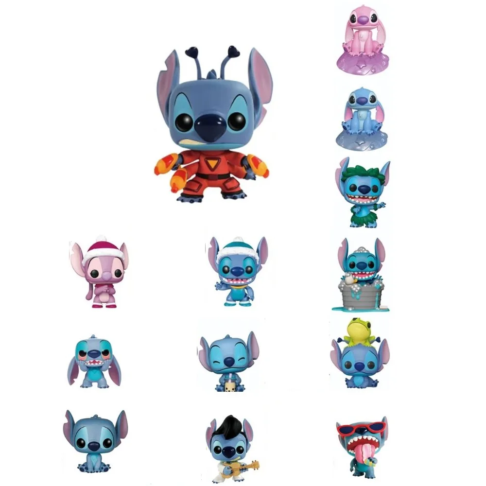 

Hot Sale MINISO POP Star Baby Stitch Stitch Little Gold Handmade Vinyl PVC Doll Toy Children's Gift