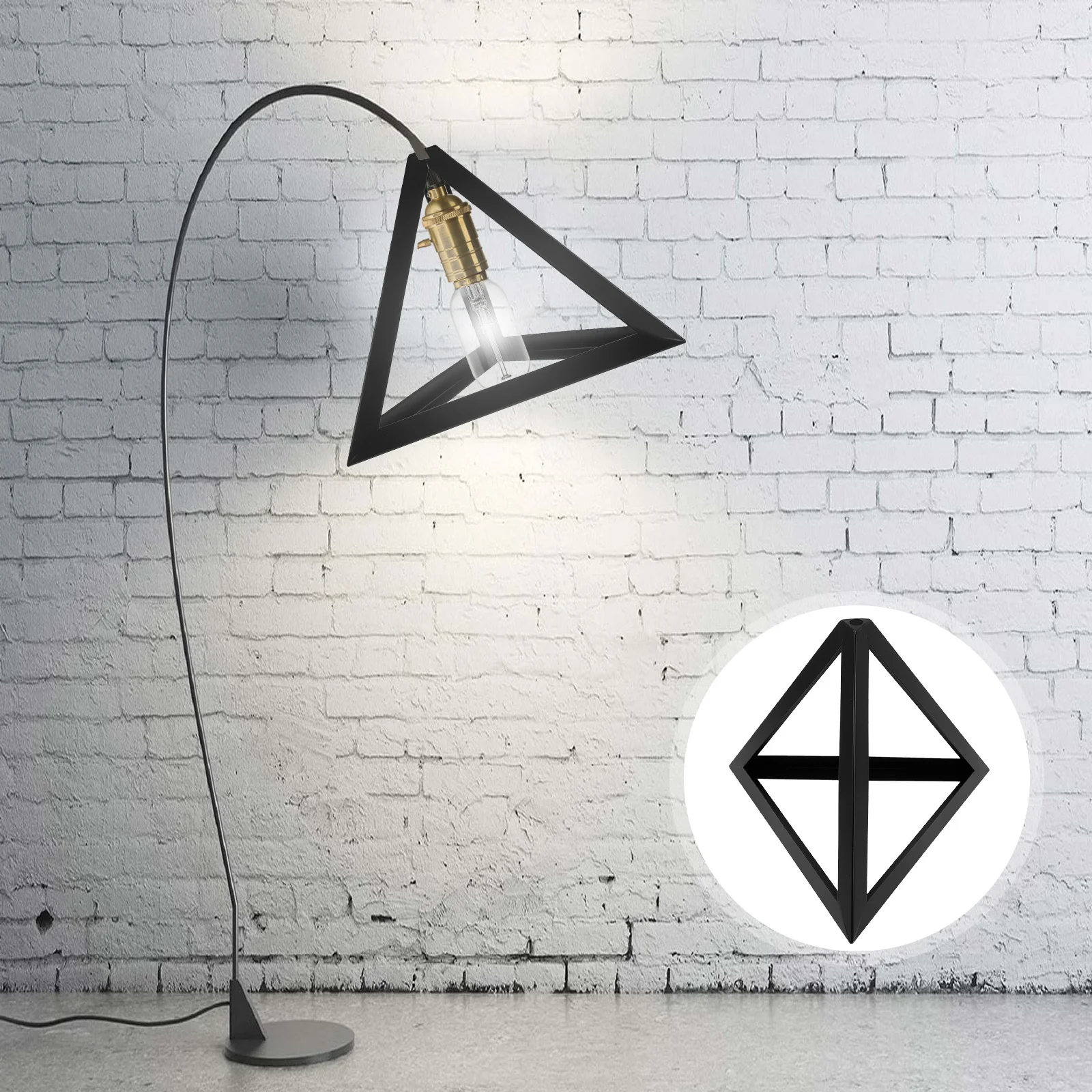 

Lamp Shade Ring Vintage Style Iron Frame 10mm Opening Durable Solid Material for Ceiling Light Fixture DIY Lampshade Frame