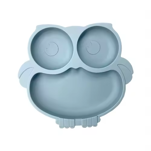 Baby Safe Silicone Dining Plate Suction Cartoon Children Dishes Feeding Toddler Training Tableware Retro Kids Smile Face Bowl - Image 13