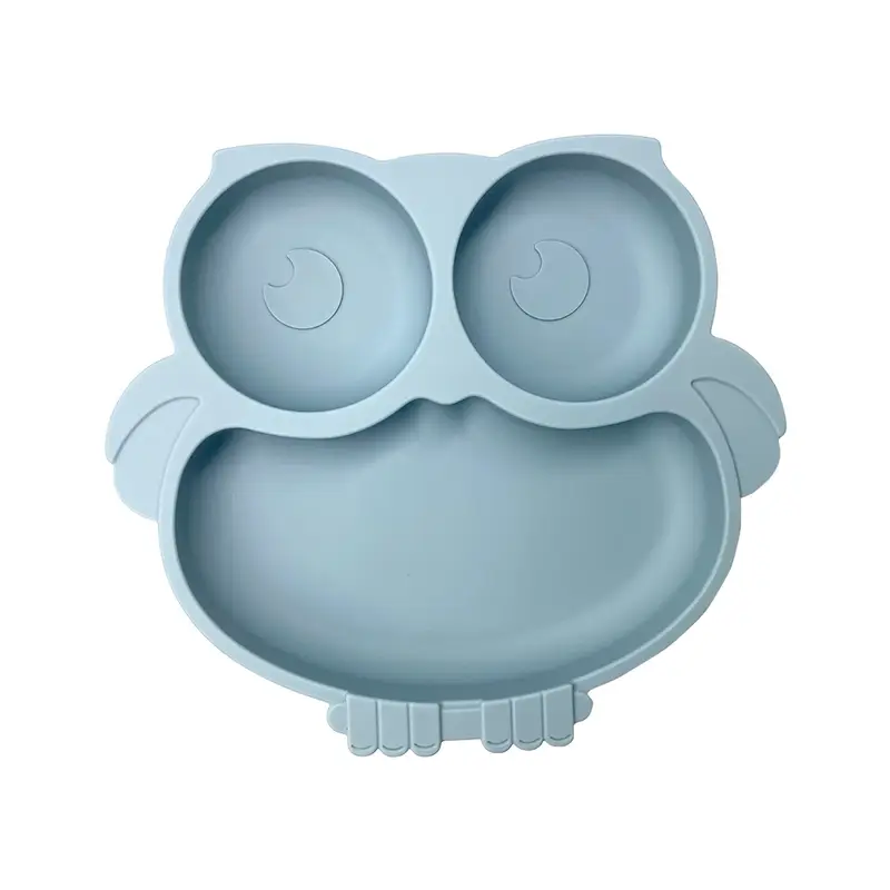 Baby Safe Silicone Dining Plate Suction Cartoon Children Dishes Feeding Toddler Training Tableware Retro Kids Smile Face Bowl - Image 13