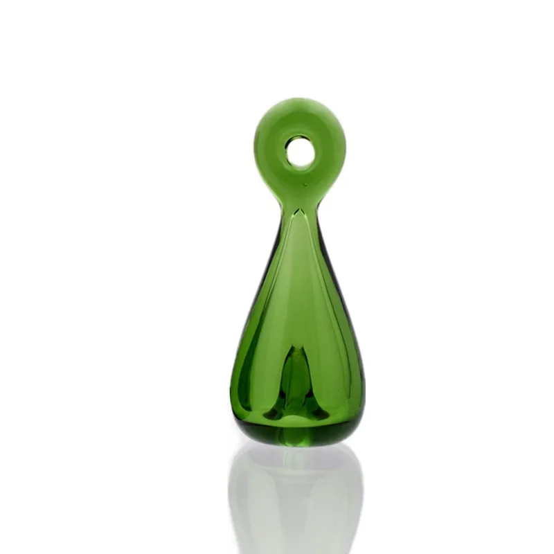 SNASAN 1Pc Diffuser Perfume Refillable 39*17mm Coloured Handmade Essential Oil Aromatherapy Bottle Glass Pendant Jewelry Pendant