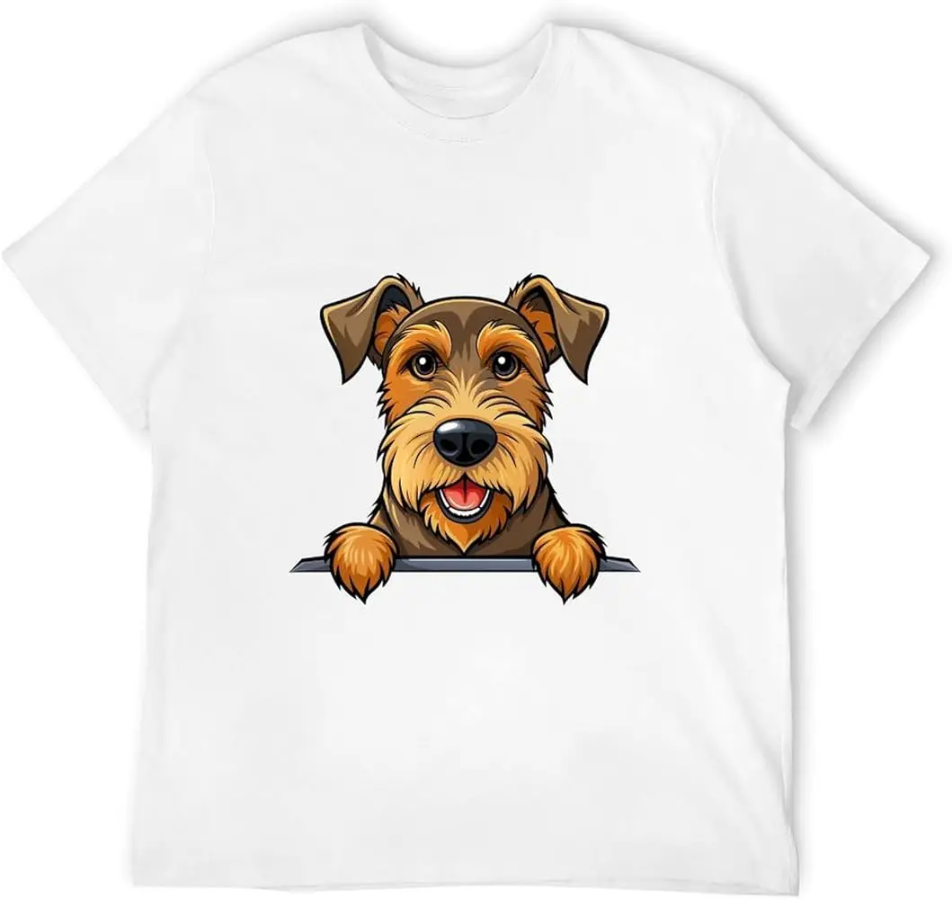 Rottweiler Dog Shirt Dog Lovers T-Shirt Retro Cotton Shirt for Dog Dad,  Graphic T-shirts for Unisex Summer Short Sleeve