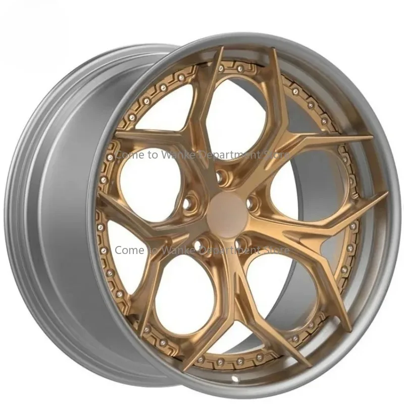 S111SC Concave 5x114.3 Set of 2 Forged Deep Dish Car Rims  Passenger Car Wheels in 18 22 24 Inches