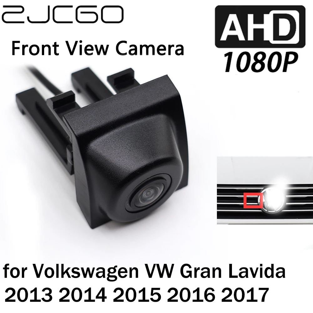 

ZJCGO Car Front View LOGO Parking Camera AHD 1080P Night Vision for Volkswagen VW Gran Lavida 2013 2014 2015 2016 2017