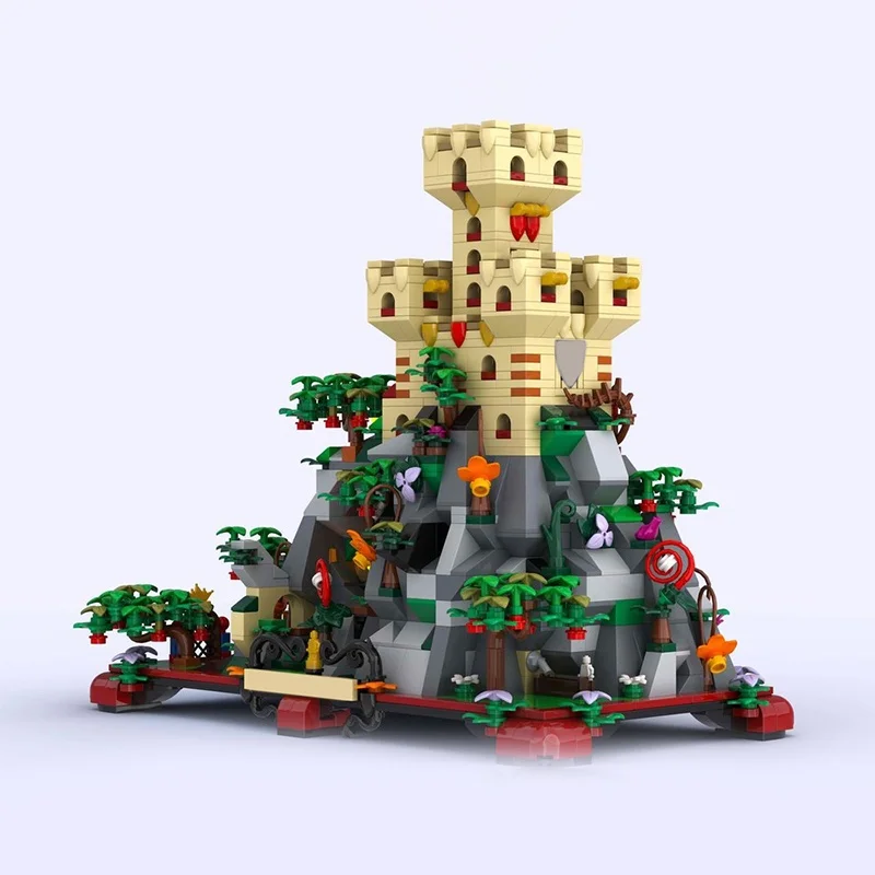 1473 pièces MOC Mini CASTLE ROCK 1 THE CAVE Modèle de blocs de construction Architecture Cadeau de Noël DIY Idée créative Jouets Éducation Brique