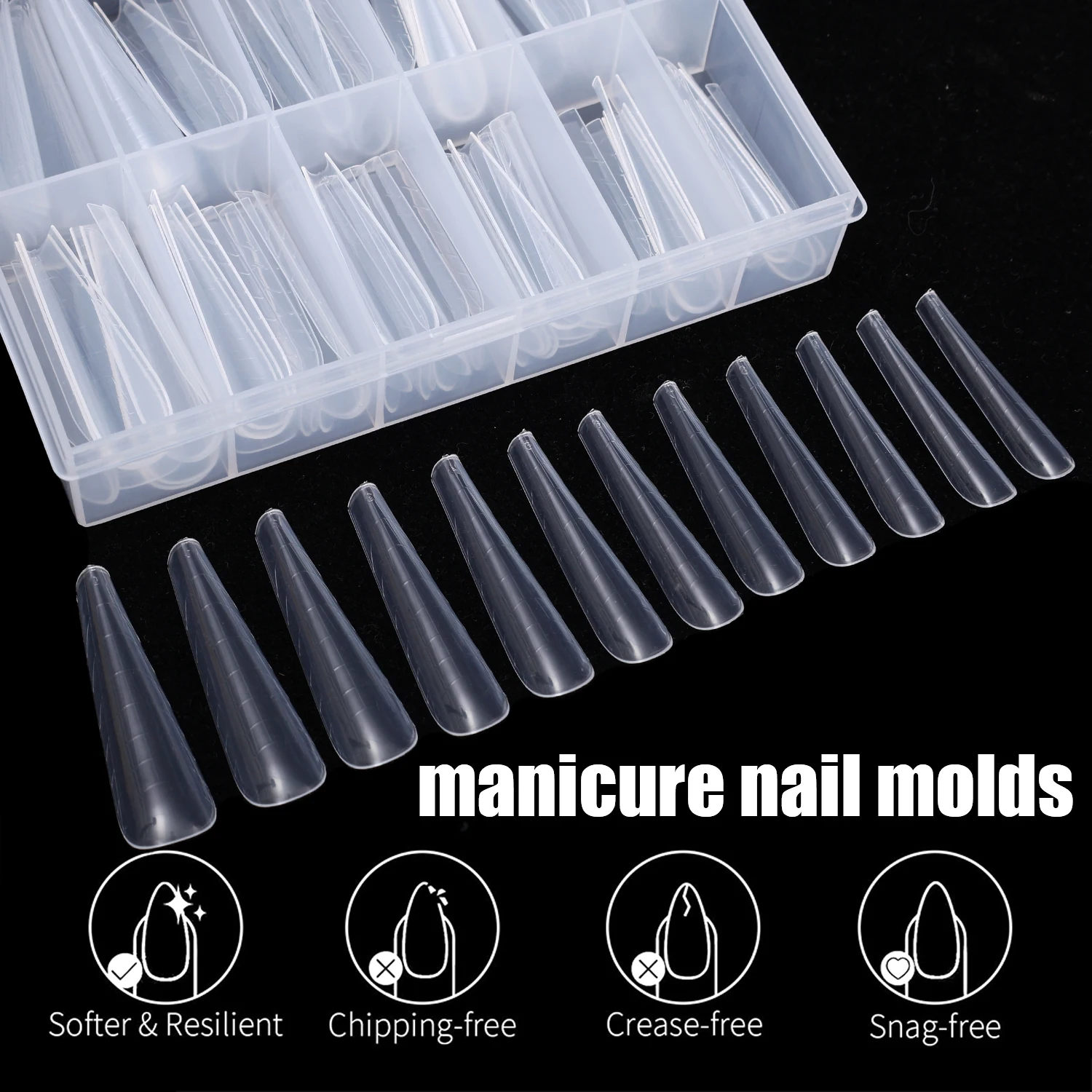 120 stücke Nagel Formen Volle Abdeckung Falsche Nägel Schnelle Gebäude Form Gefälschte Nagel Gestaltung Verlängern Top Formen für Gel Salon maniküre Kunst Werkzeug