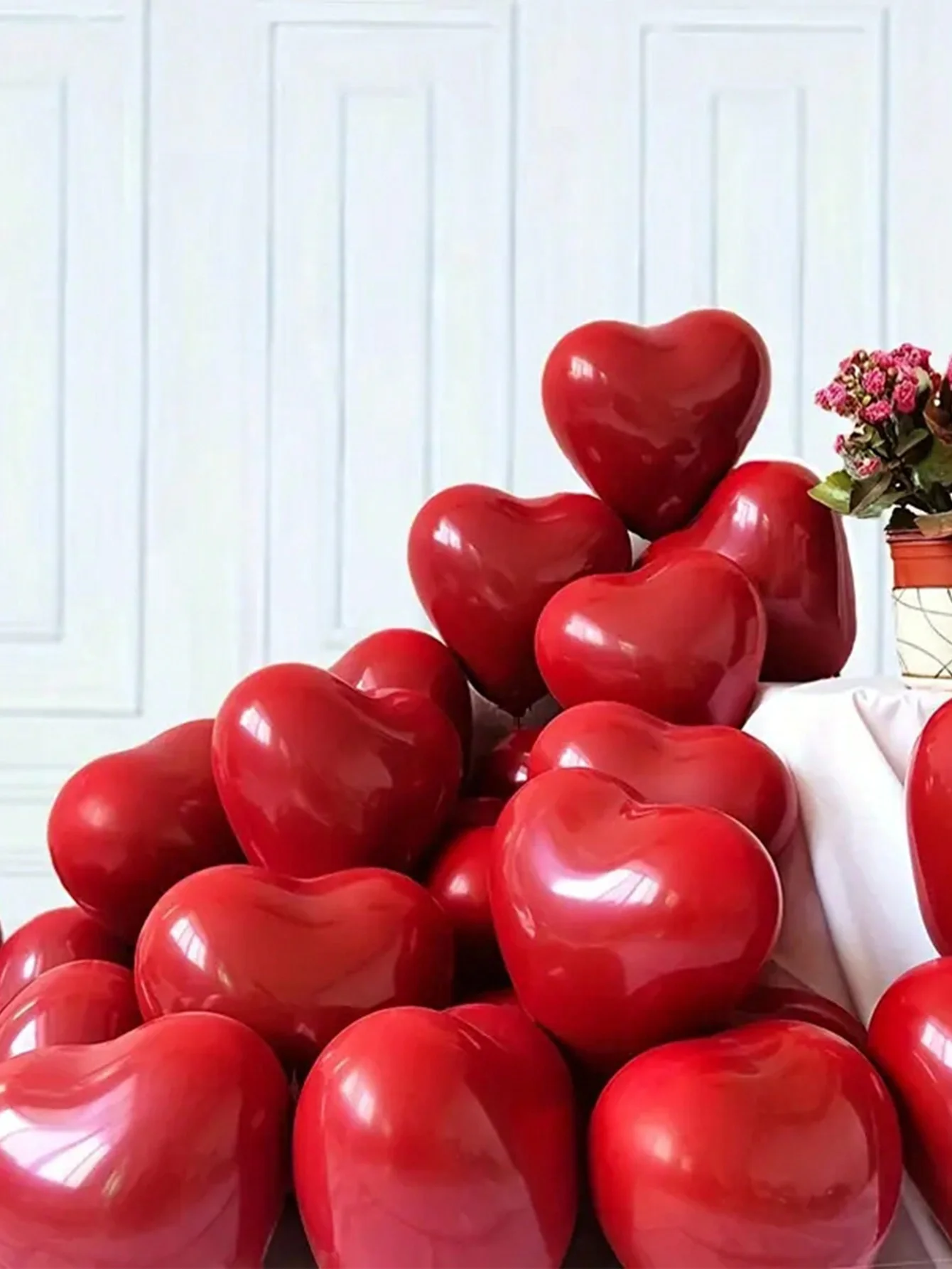 31pcs Red Heart-shaped Balloon Set