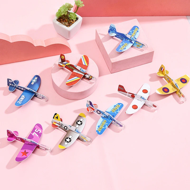 20pcs/bag Mini Airplane Assembly Puzzle Toys Kids Birthday Party Favor Boys Girls Gift Classroom Prize Goodie Fillers