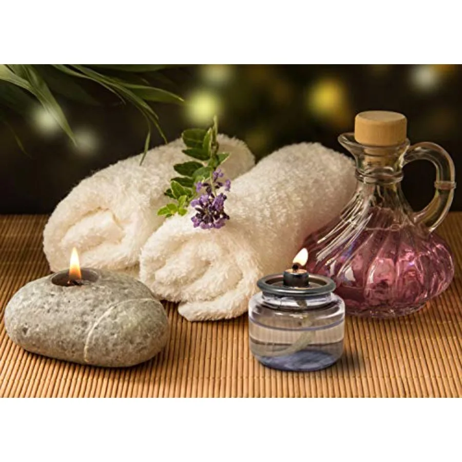 Liquid Candles - 8 Hour Disposable Paraffin Tea Lights - for Restaurant Tables and Emergencies