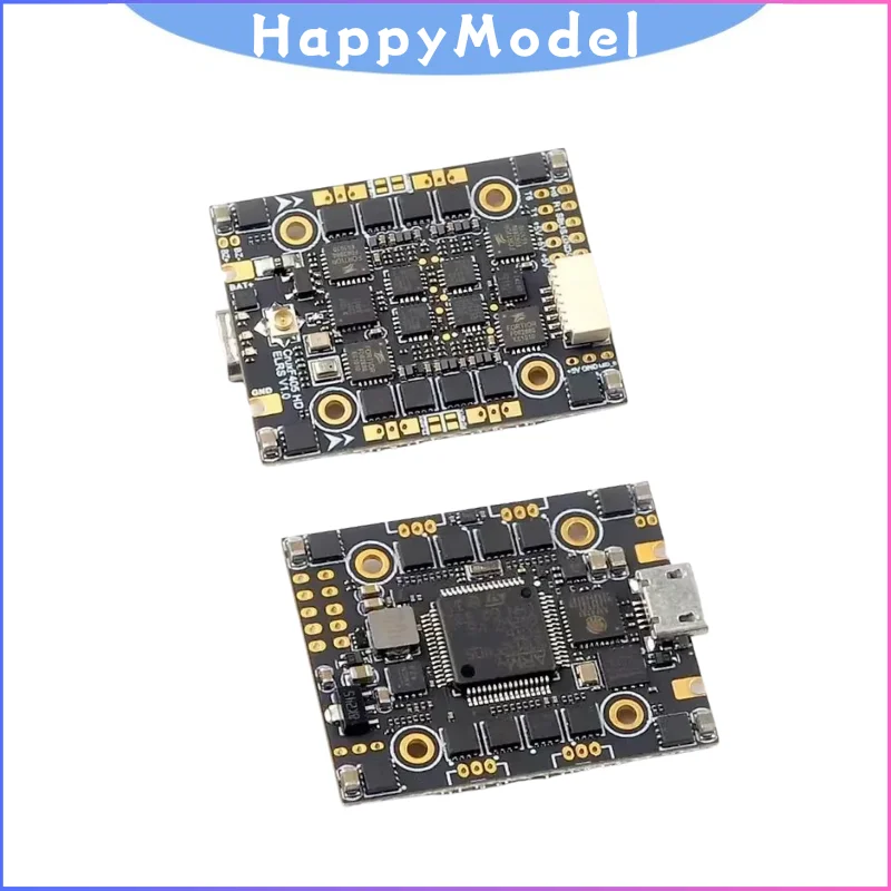 

HappyModel CruxF405HD ELRS AIO 3in1 Контроллер полета Встроенный 20A ESC UART 2.4G ELRS RX 2-4S 20X20 мм для FPV Зубочистка Дрон