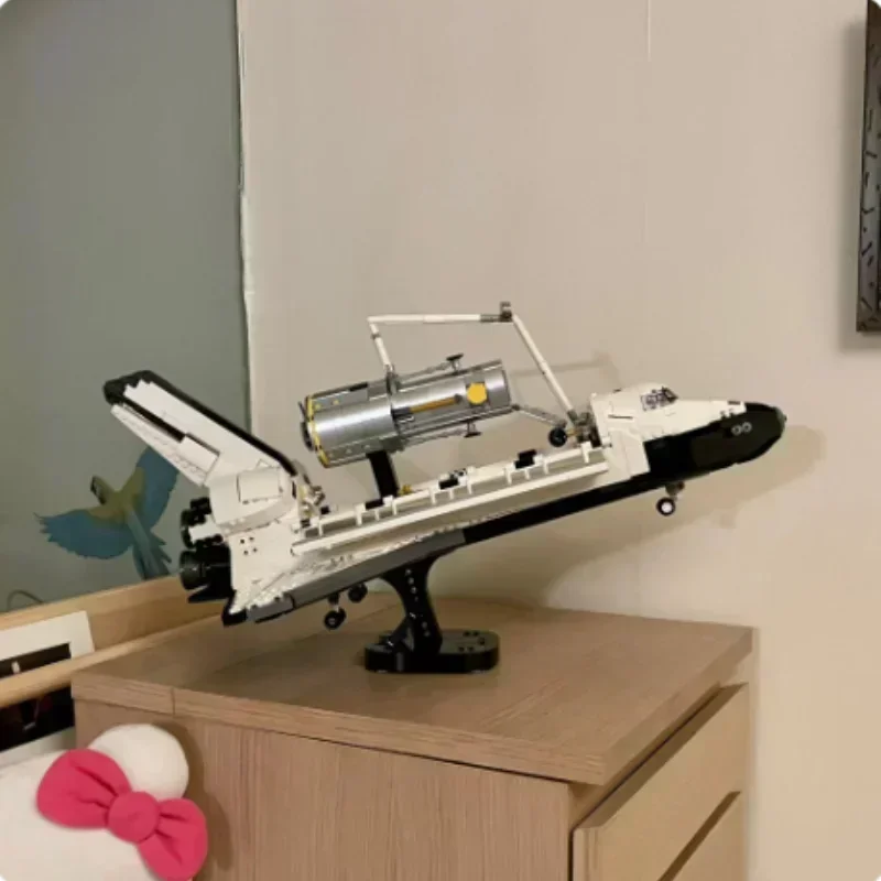 Em estoque 63001 novo 2354 pçs modelo de ônibus espacial blocos de construção tijolos agência espacial brinquedos criativos crianças presentes compatíveis 10283