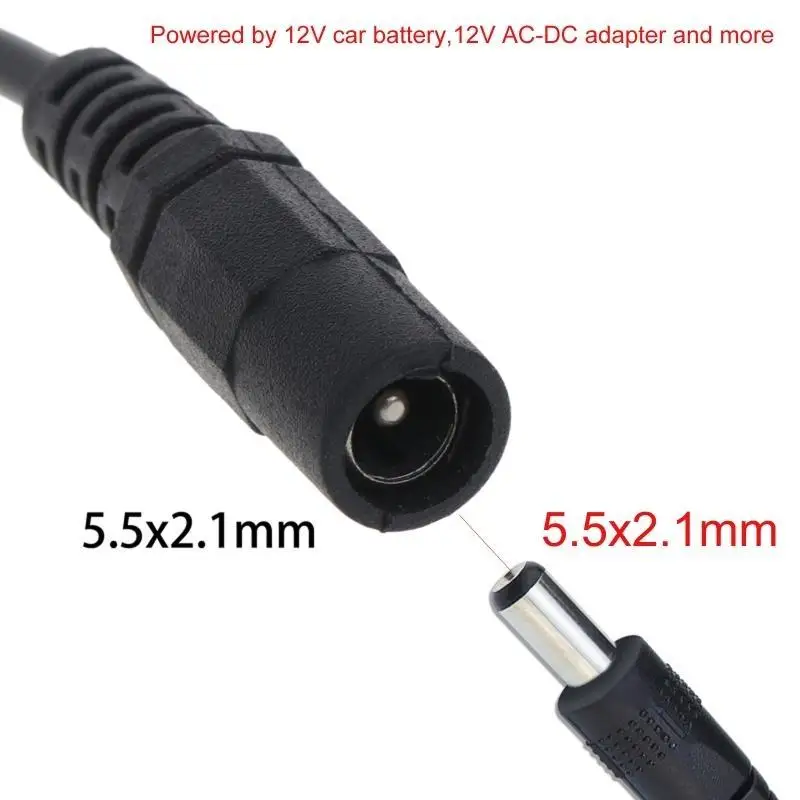 Y1UD DC12V Elektrisches Gebläse Schmelzen Metall Fan BBQ Grill Fan 5,5x2,1mm Clip Kabel