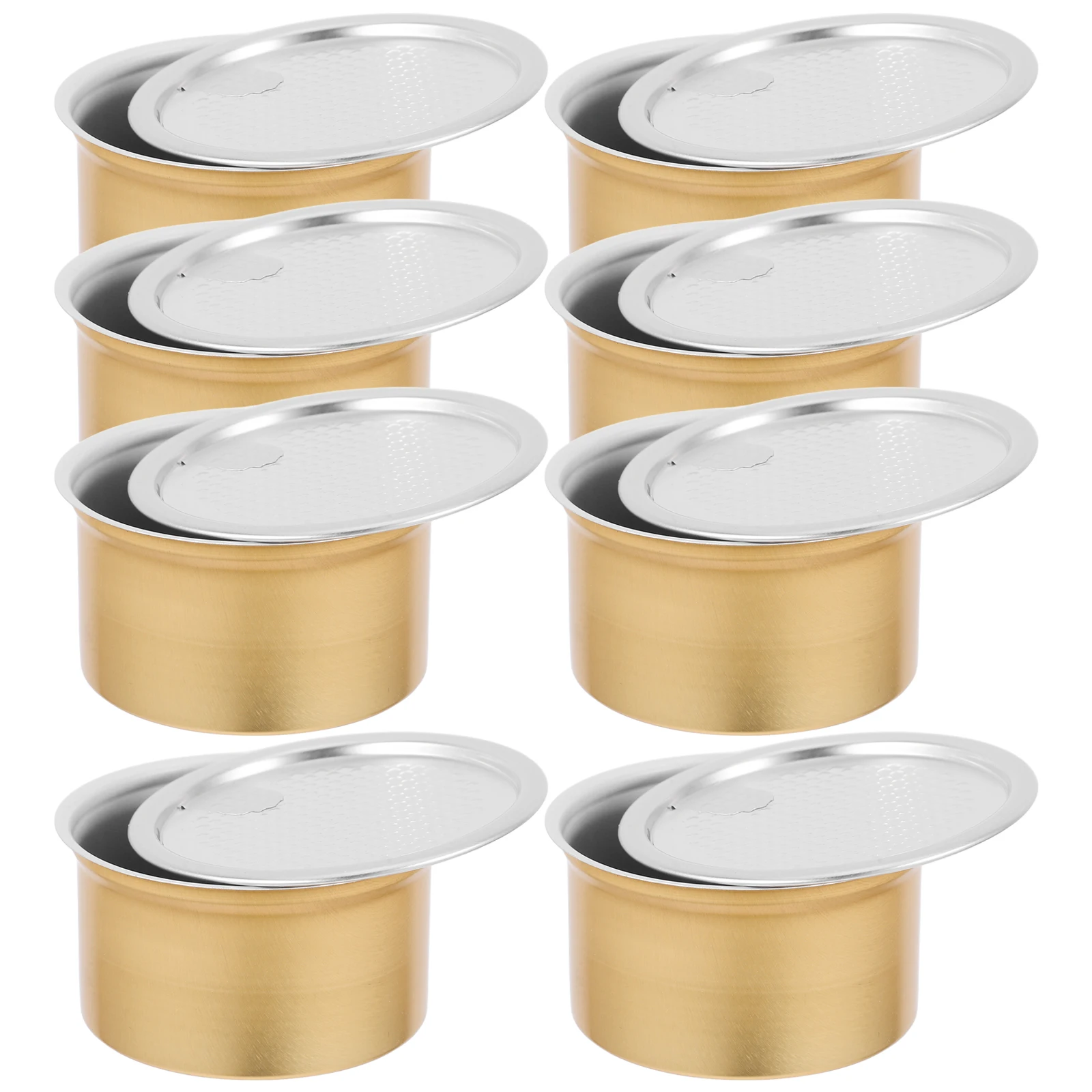 

12pcs Jar Pantry Canisters For Loose Tea Airtight Tea Air Storage Jar Kitchen Food Kitchen Reusable Metal Pantry Loose Use