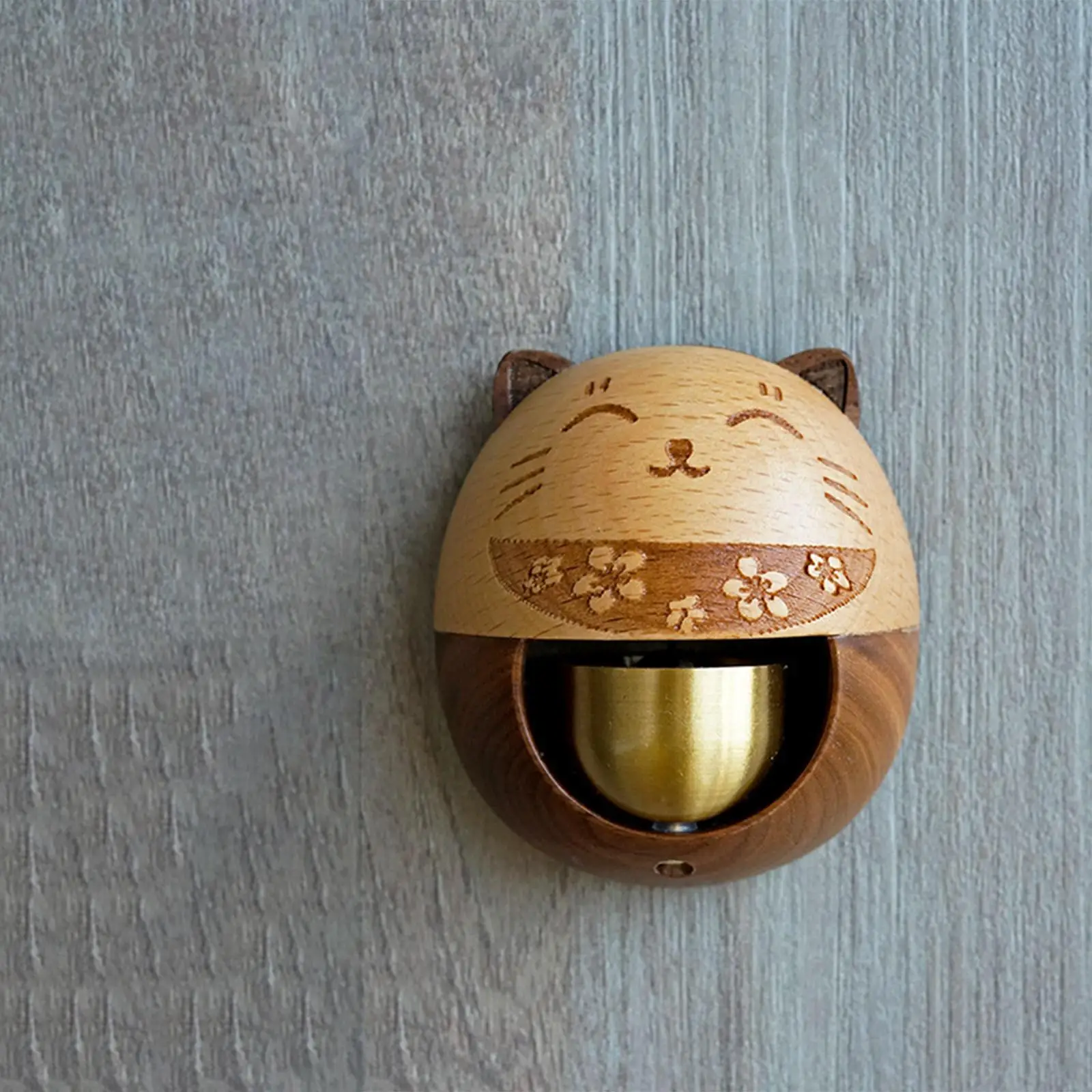 Shopkeepers Bell Door-Sucking Wind Chime Lucky Cat Doorbell Japanese Bell Lucky Cat Business Office Door Opening Ornaments Store